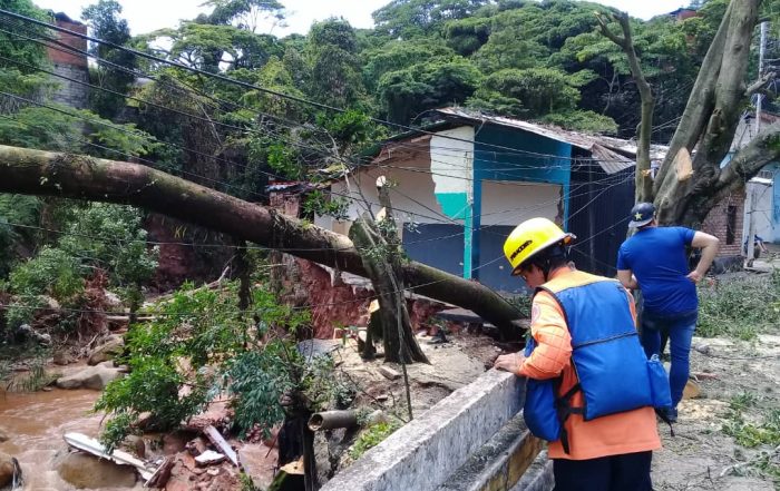 viviendas lluvias colapso emergencia Foto cortesía