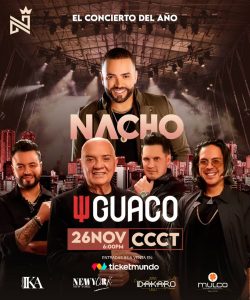 Flyer – Concierto Nacho y Guaco