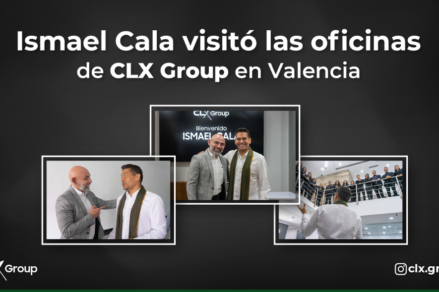 Ismael Cala visitó las oficinas de CLX Group en Valencia