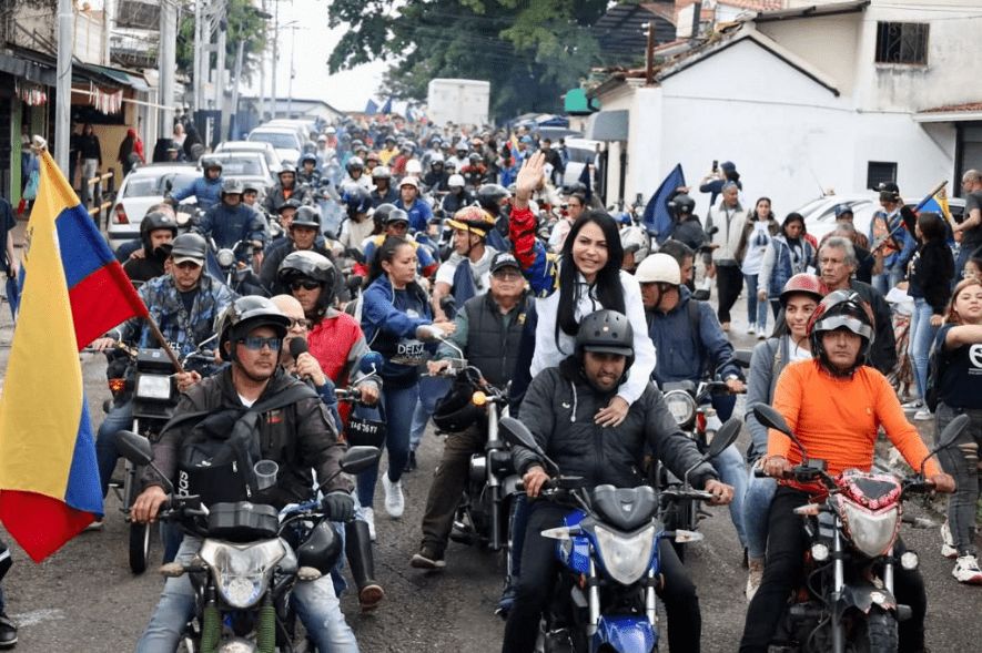 Delsa Solórzano desde Táchira: Esta lucha es para acompañar, proteger y devolverle la libertad a Venezuela ⁣