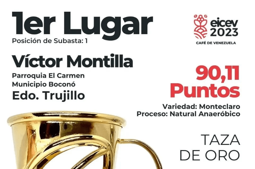 En el II Encuentro Internacional de Cafés de Especialidad Venezolano que se realiza en Caracas, un tachirense obtuvo el 2do lugar del concurso.