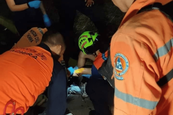 Incidente vial el la avenida 1 Táriba