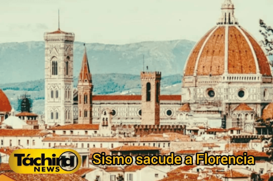 Fuerte sismo en Florencia Italia⁣⁣