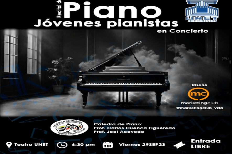 recital de piano para redes