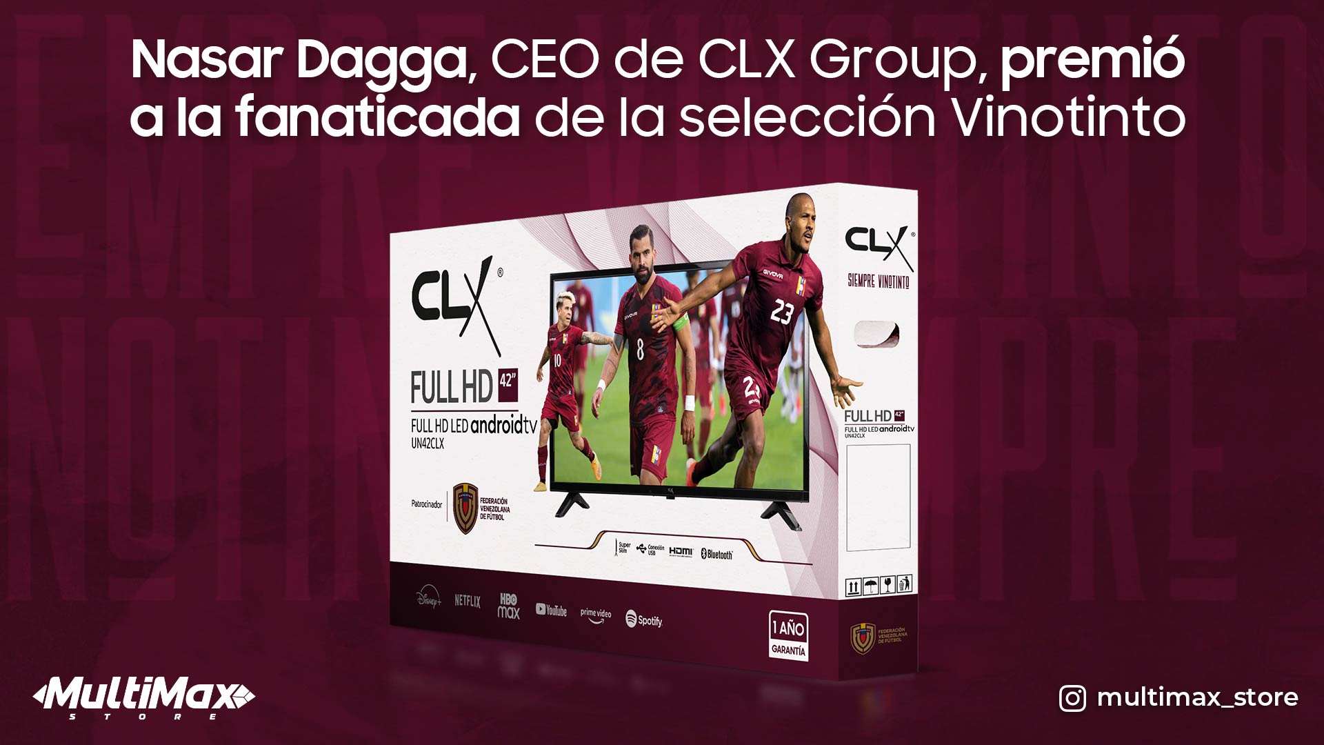 MultiMax Store la multimarca más grande de Venezuela, tiene presencia a nivel nacional. Cuenta con más de 300 marcas entre las que destacan Samsung, CLX, Condesa, Challenger, Frigilux, Kucce, LG, Xiaomi, JVC, RCA, Coby, Black+Decker, Daewoo, Nespresso, Omega, Mundo Blanco, Royal, Oster, Westinghouse, Frigidaire, Phillips Magnavox, Viotto y GPlus, entre muchas otras.