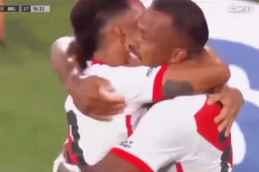 Salo Rondón anotó el primero de la victoria 2x1 del River Plate