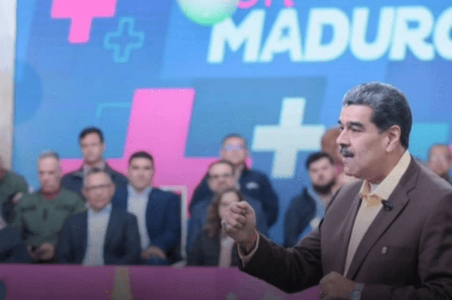 Solo son unos payasos dijo Nicolás Maduro al comparar a Zelenski con Guaidó⁣