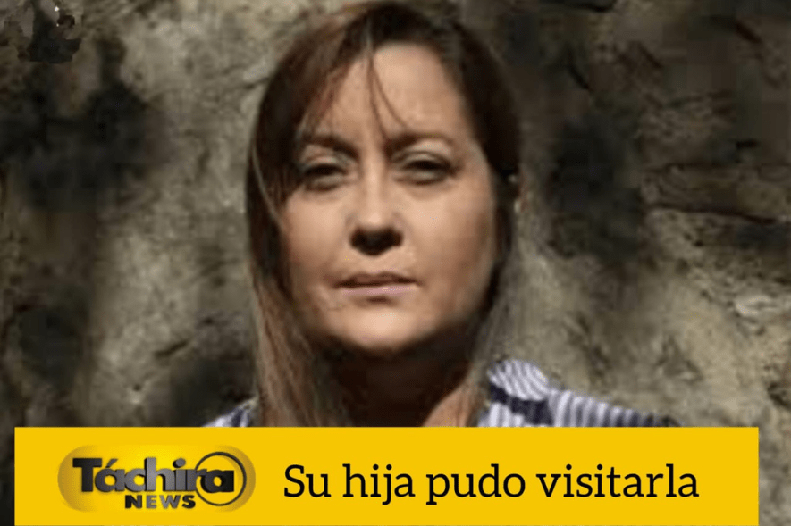 Rocío San Miguel fue visitada por su hija en el Sebin