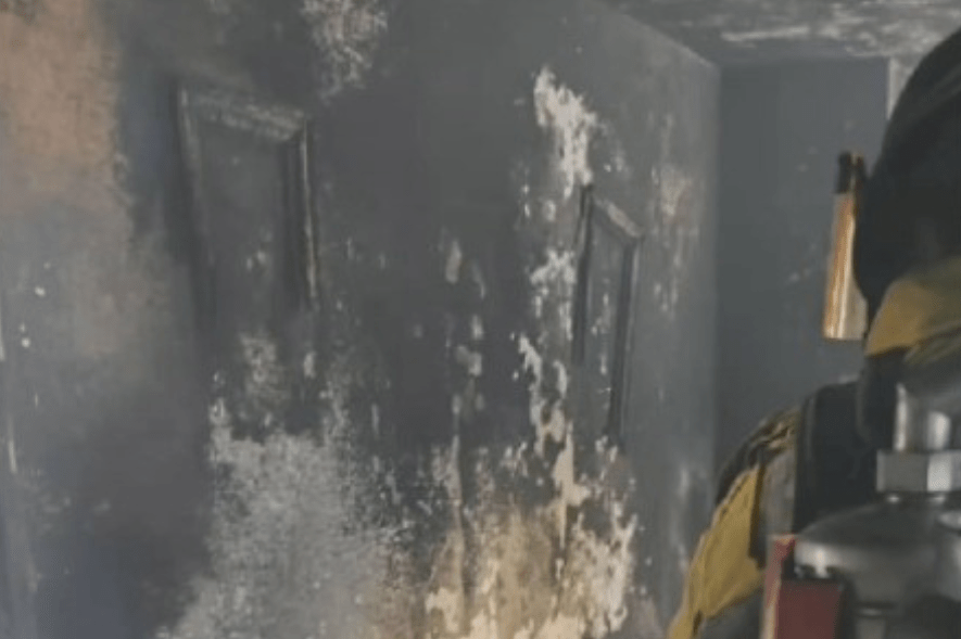 Sobrecarga eléctrica sería la causante de incendio en vivienda en Barrio Sucre