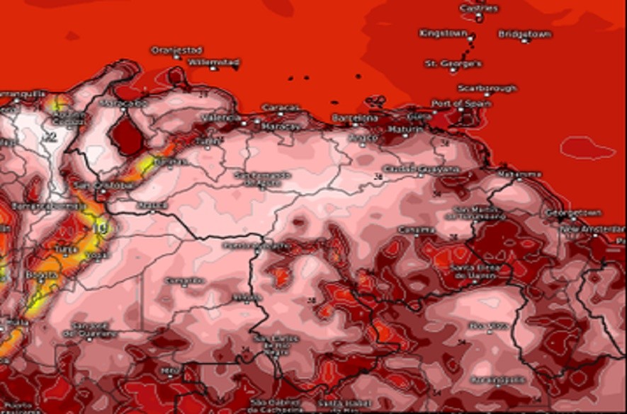 Altas temperaturas en venezuela