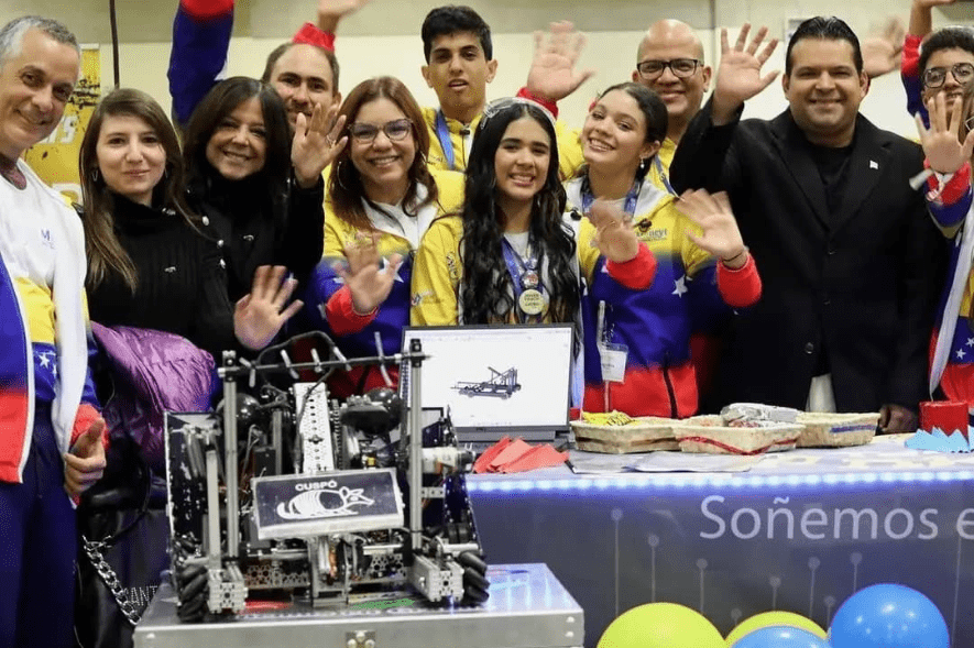 Venezuela obtuvo 2do lugar en Diseño Robótico en Italia