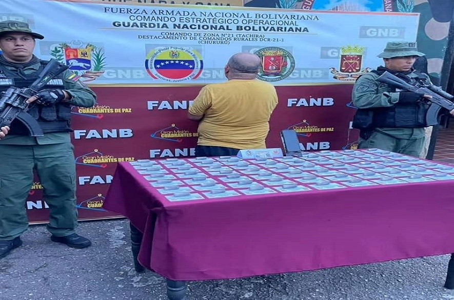 Droga en chururu táchira