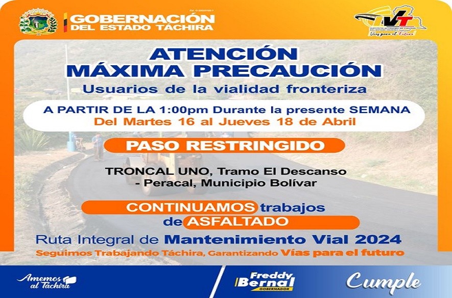 Paso restringido frontera