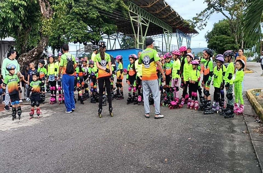 Club de patinaje panda