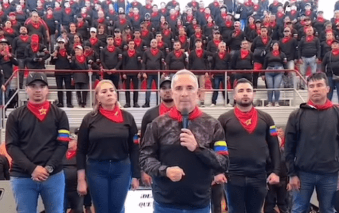 Freddy Bernal, juramento a la Unidad Popular para la Paz y la Defensa de la Patria (UPPAZ)