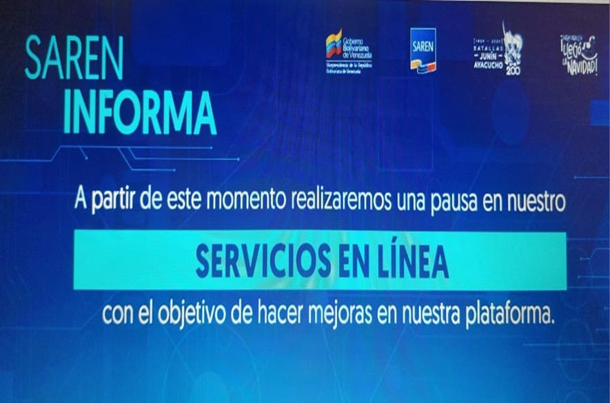 SAREN fuera de servicio