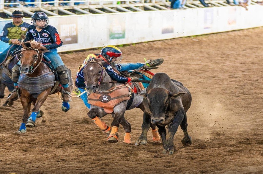 Coleador tachirense Juan Bastidas