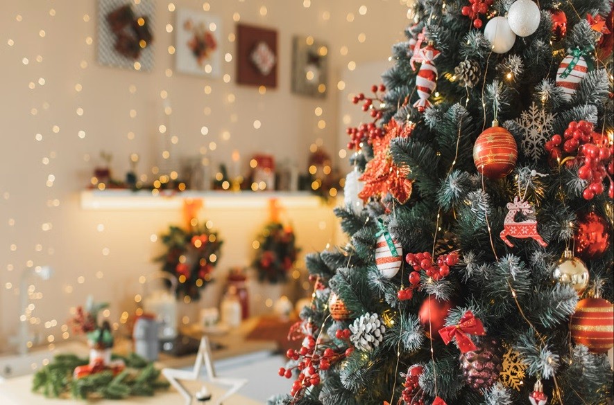 Decoración en navidad