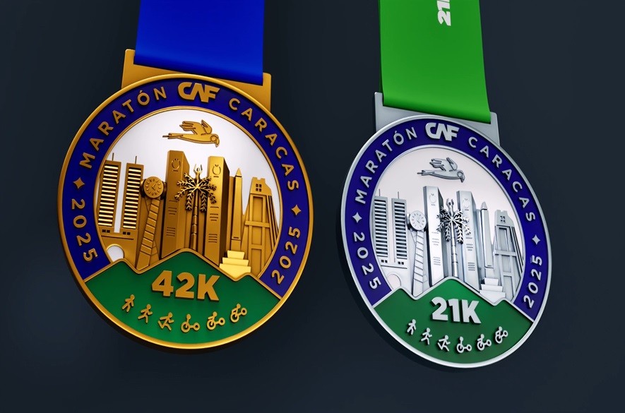 Medallas maratón CAF