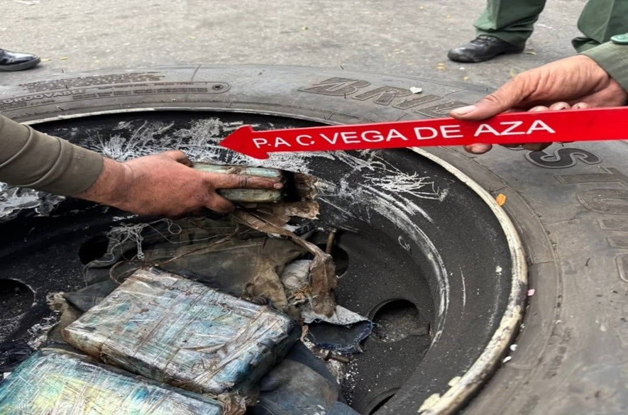Cocaína dentro de un caucho táchira sucesos