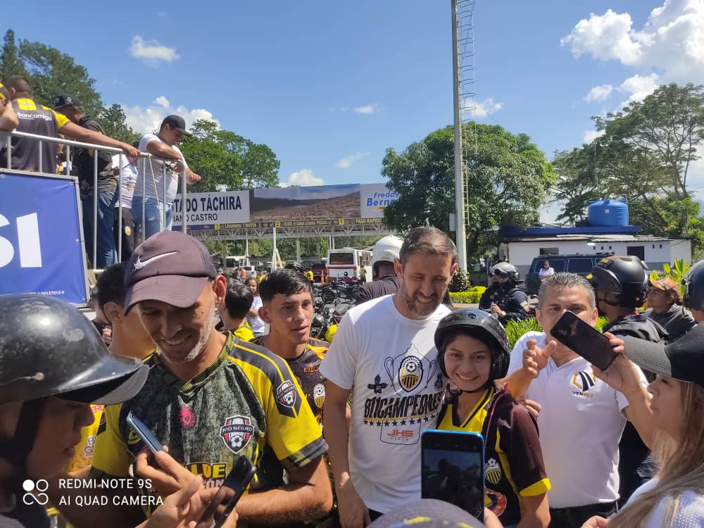 Deportivo Táchira llegada a San Cristóbal1