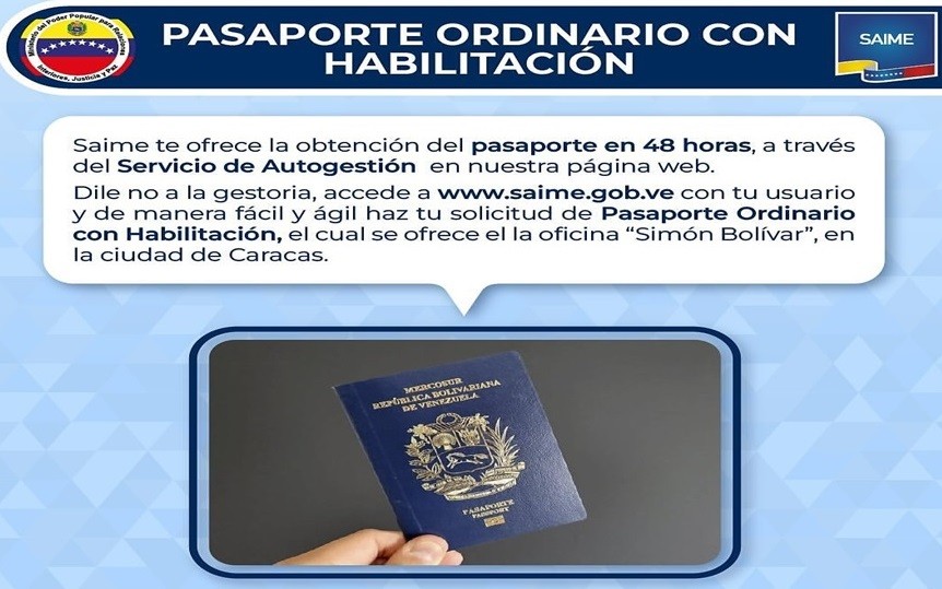 Pasaporte Venezuela en 48 Horas