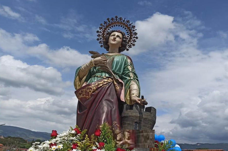 Santa Barbara patrona de Rubio Táchira
