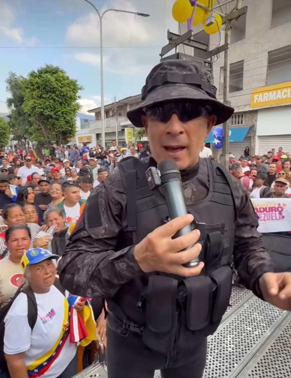 Freddy Bernal en la frontera