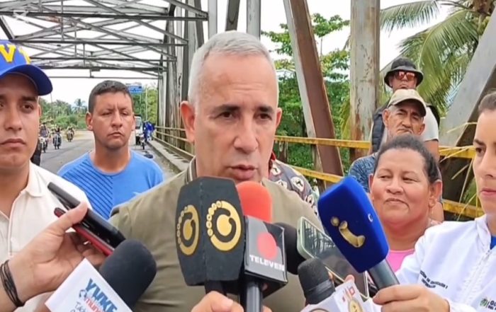 Bernal: Táchira reduce puntos de riesgo ante periodo de lluvia