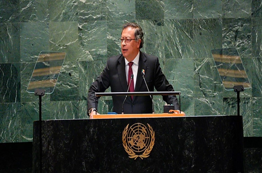 Gsutavo Petro en la ONU