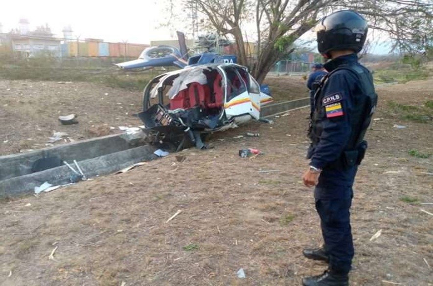 Se estrella helicoptero en Miranda