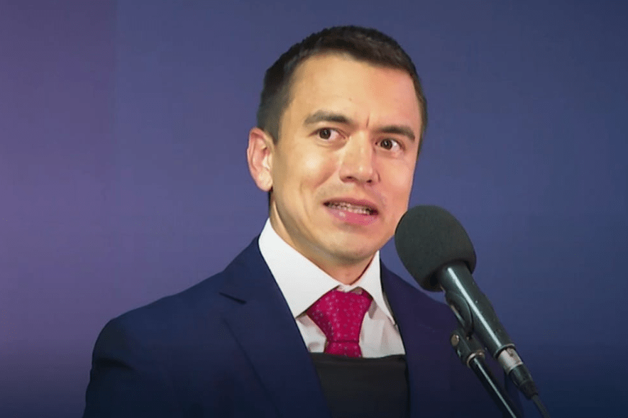 Daniel Noboa fue reelecto como Presidente de Ecuador