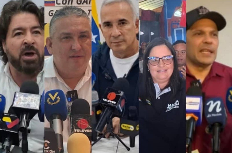 Cinco candidatos compiten por la gobernación del Táchira