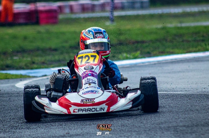 Venezolano logró podio en Karting de Costa Rica