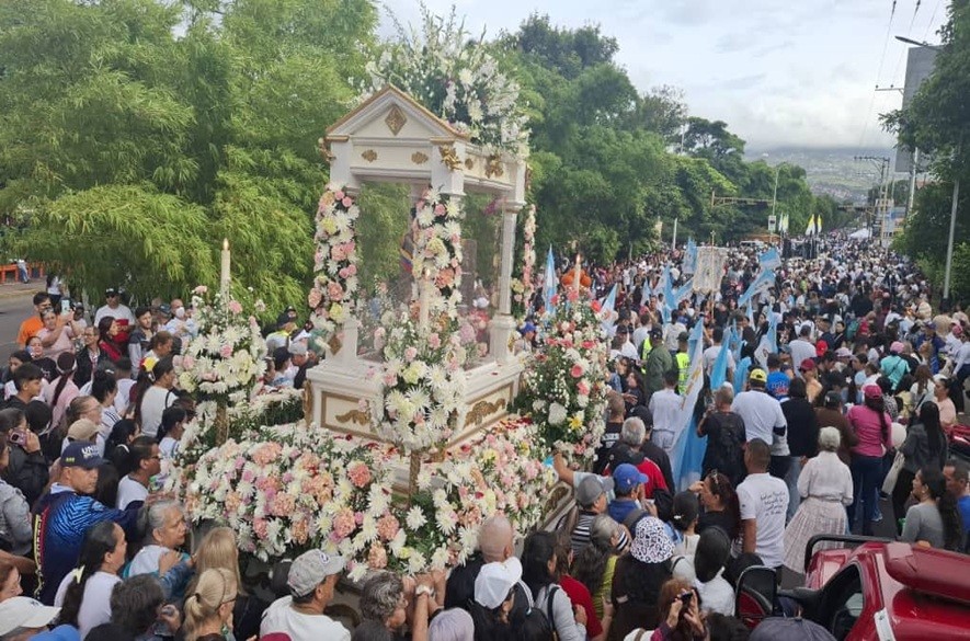 Así se vivió la peregrinación de la virgen de la consolación (fotos)