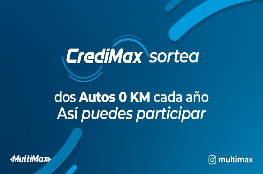 CrediMax sortea dos Autos 0 KM cada año: Así puedes participar
