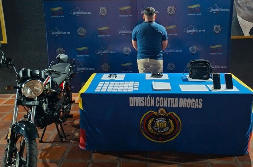 Capturado El Burro presunto microtraficante en El Diamante