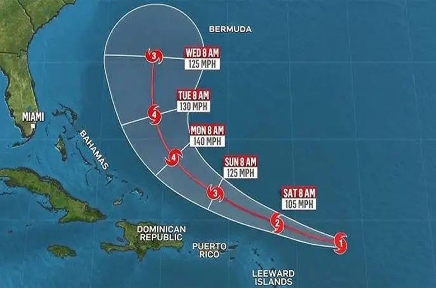 Inameh Huracán Erin no impactará Venezuela
