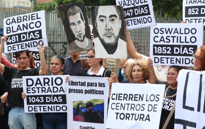 Hay 823 presos políticos en Venezuela foro penal