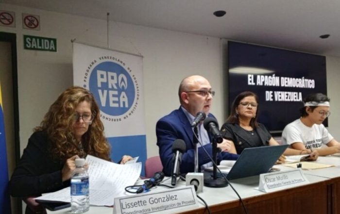 Provea denuncia continuidad de la represión en Venezuela