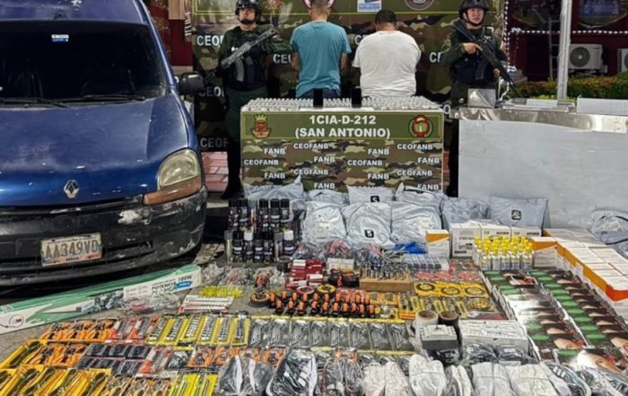 Detenidos con mercancía de contrabando en la frontera