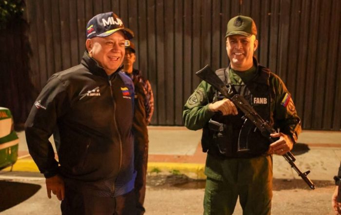 Diosdado Cabello supervisa despliegue de seguridad