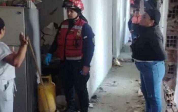 Explotó una bombona de gas y dejo 5 heridos