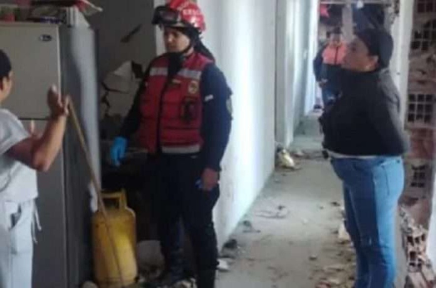 Explotó una bombona de gas y dejo 5 heridos