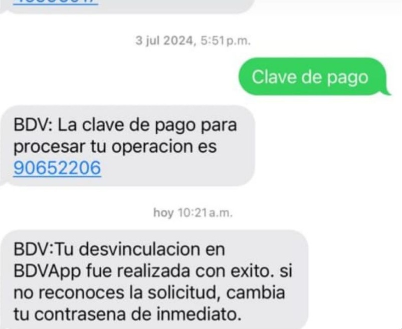 Usuario del Banco Venezuela denuncia retiro de fondos tras desvinculación no autorizada de su dispositivo móvil