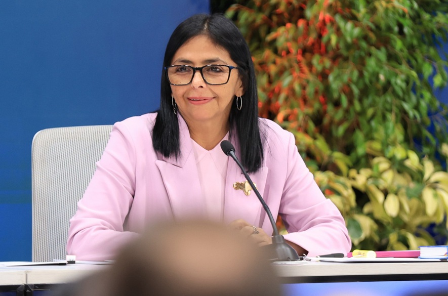 Delcy Rodríguez: El pueblo no acepta órdenes de los EEUU