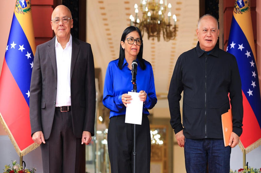 Delcy Rodríguez; Sostuve una conversación larga y productiva con Trump