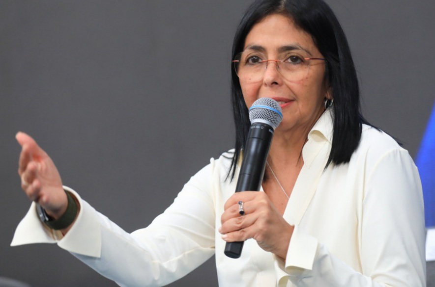 Delcy Rodríguez exige fe de vida de Maduro