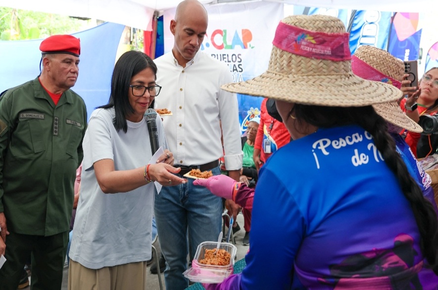 Delcy Rodríguez ratifica apoyo a Cuba