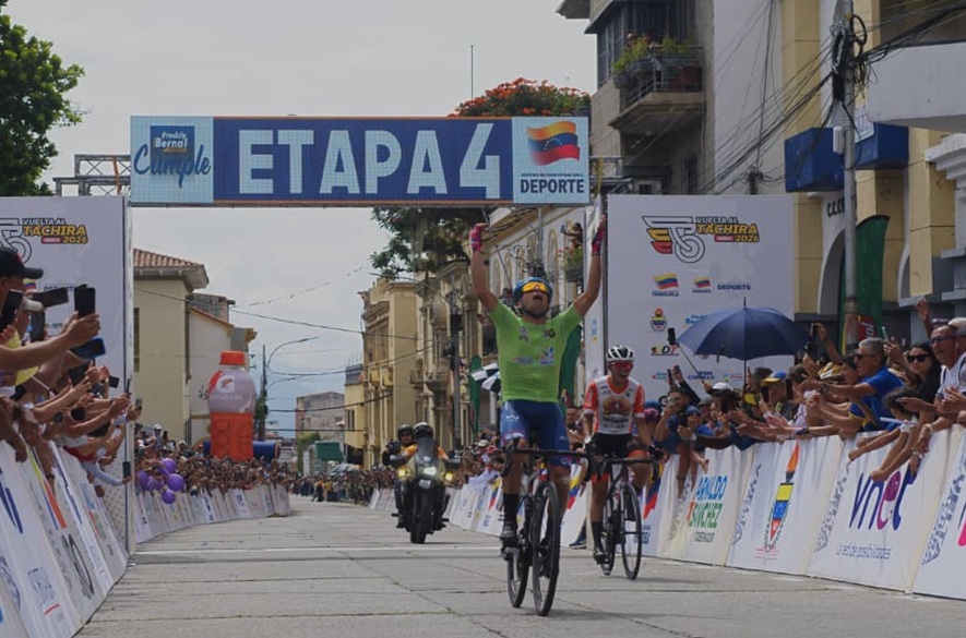 Jorge Abreu conquistó la montaña en la vuelta al Táchira